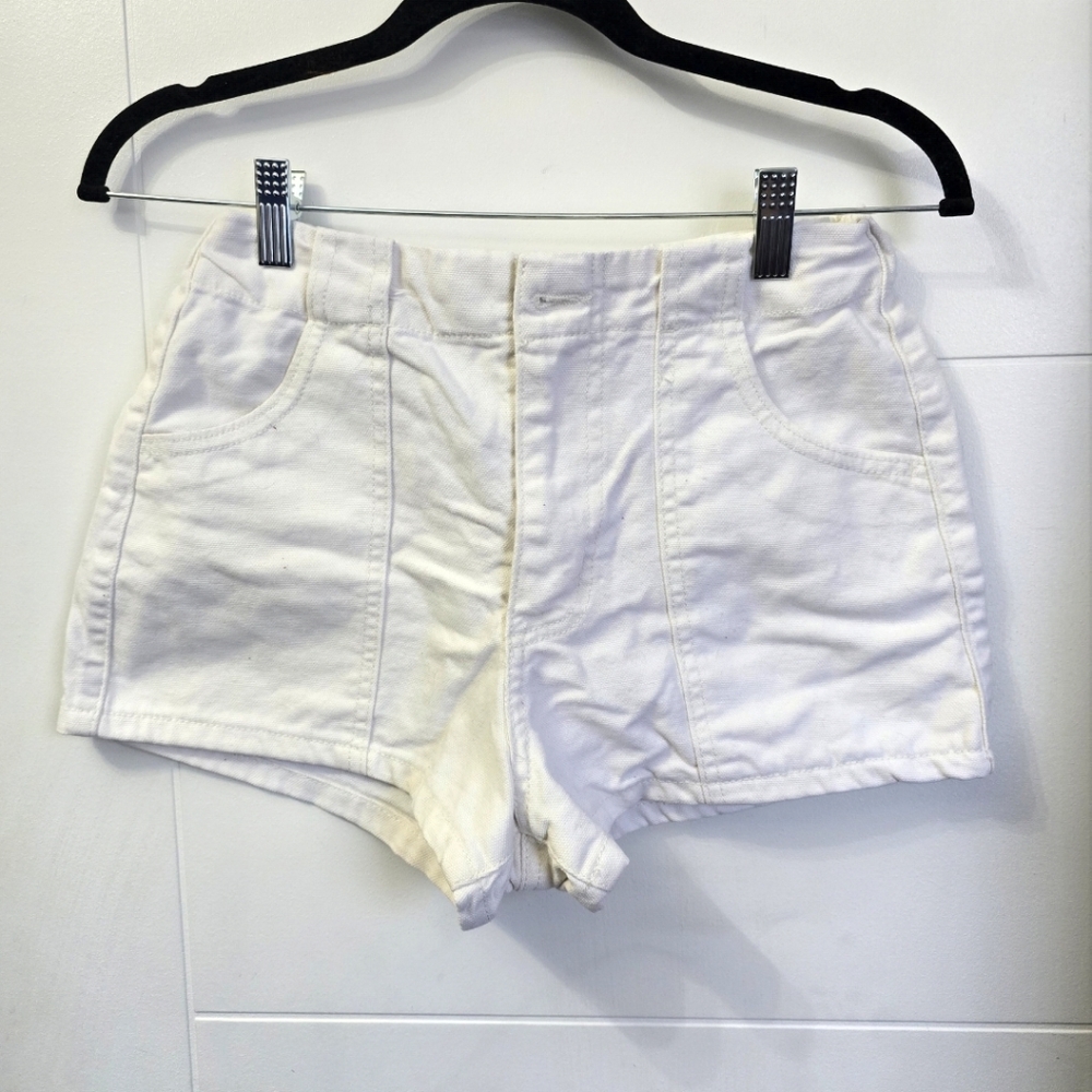 Forever 21 Women's White Denim Shorts Sz XS